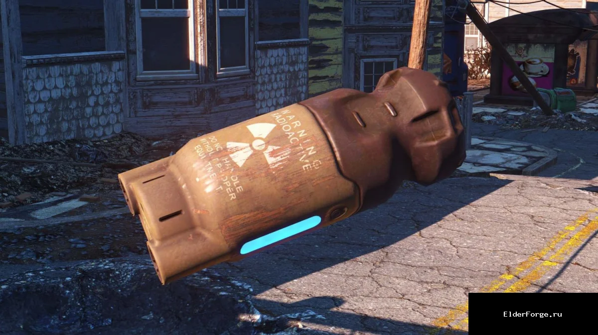 Обложка мода: Ретекстурирование радиоактивного ядра в Fallout 4 – два варианта 1K