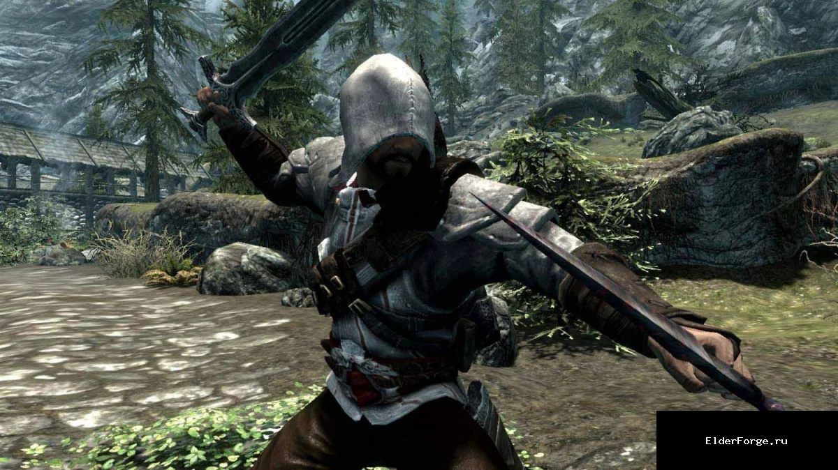 Обложка мода: Ретекстурированная броня Гильдии Воров для Skyrim Legendary Edition – новые детали и цвета