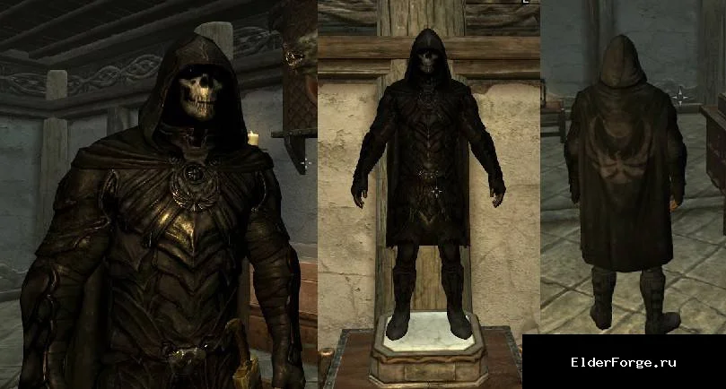 Обложка мода: Ретекстурированная Соловьиная броня для Skyrim Legendary Edition – новые детали и маска