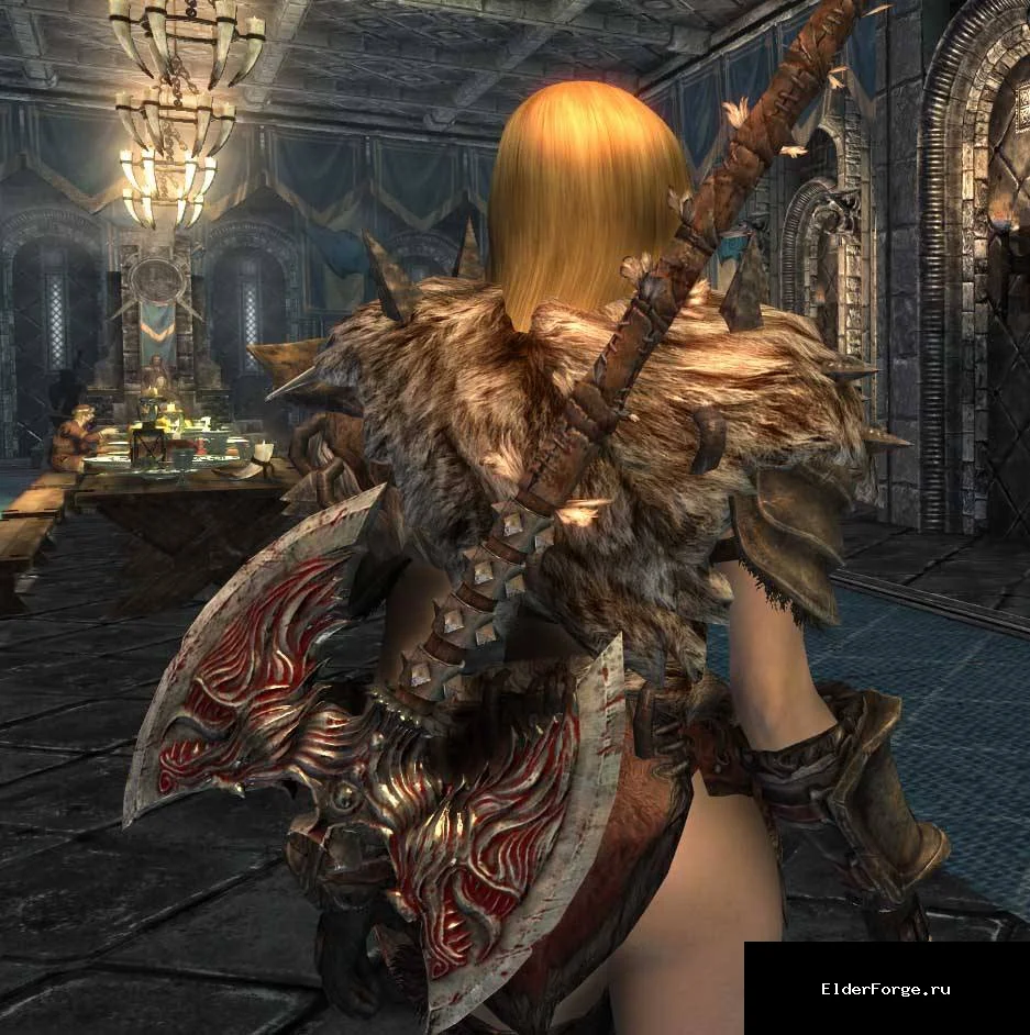 Обложка мода: Ретекстурированный Топор Скорби для Skyrim Legendary Edition – улучшенные текстуры