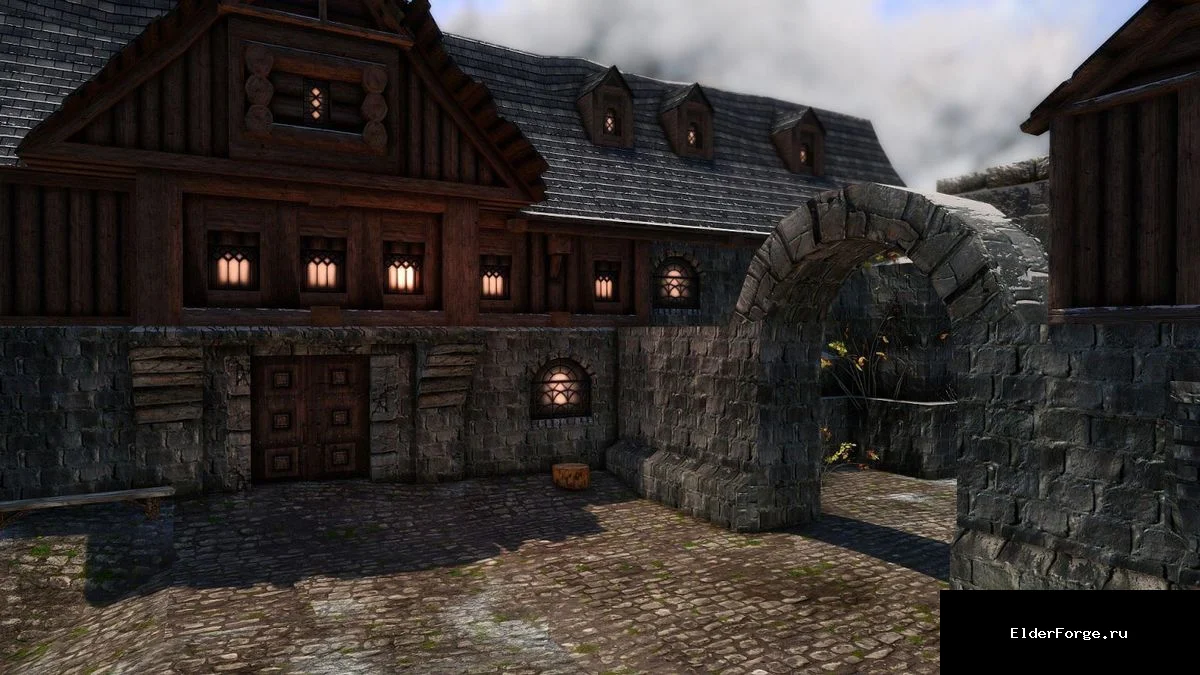 Обложка мода: Ретекстурированный Виндхельм 4K/2K для Skyrim SE‑AE – полная визуальная переделка