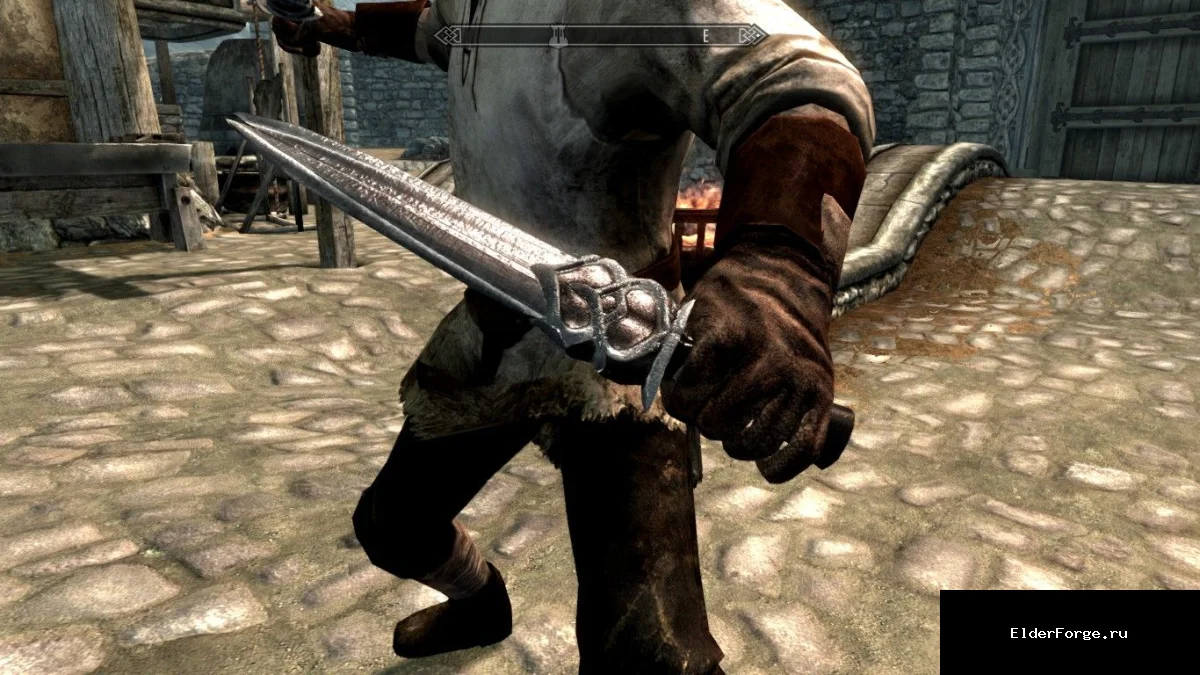 Обложка мода: Резной костяной кинжал для Skyrim LE – новый крафтовый клинок