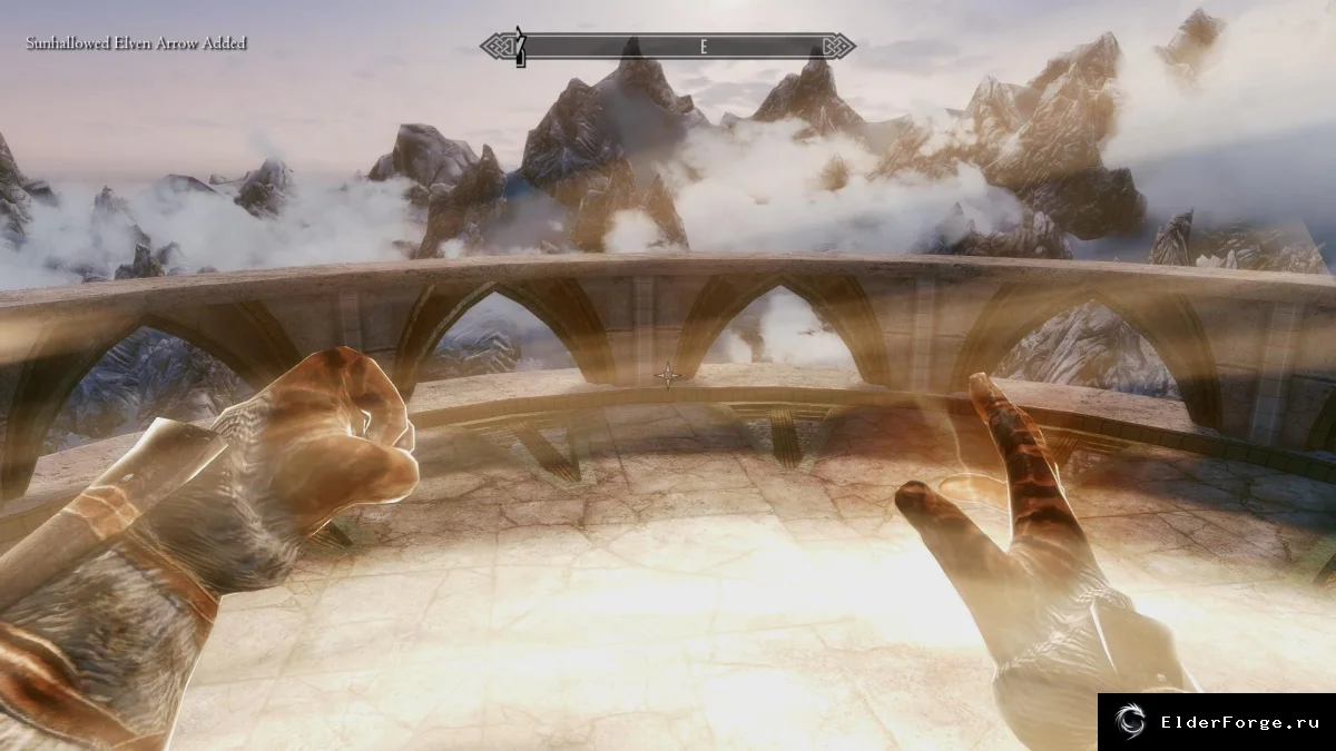 Обложка мода: Ритуал Солнечных стрел — новый диалог с Гелебором, Skyrim LE