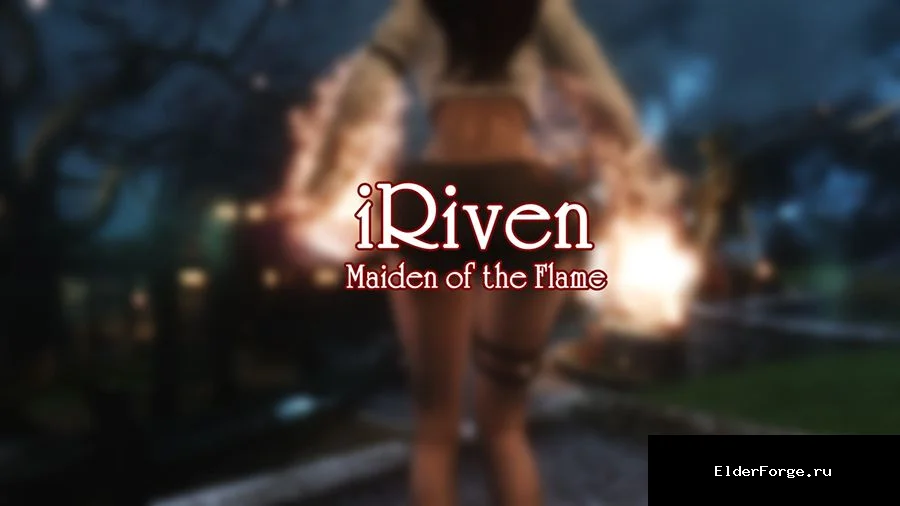 Обложка мода: Riven – Дева Пламени: новый автономный компаньон для Skyrim LE