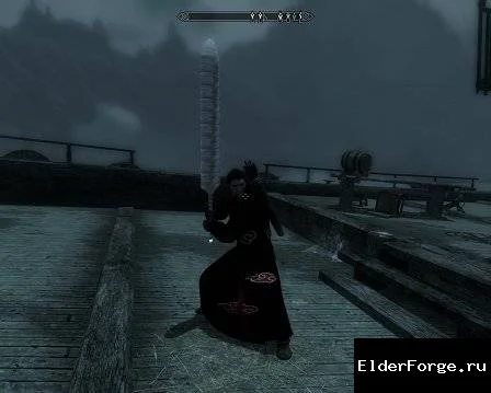 Обложка мода: Роба Акацуки для Skyrim Legendary Edition – аниме‑стиль одежда из Наруто