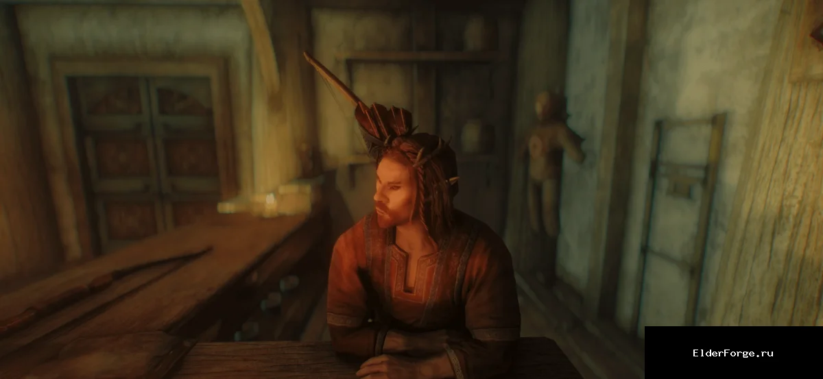 Обложка мода: Рога для босмеров в Skyrim LE – уникальные антенны для лесных эльфов