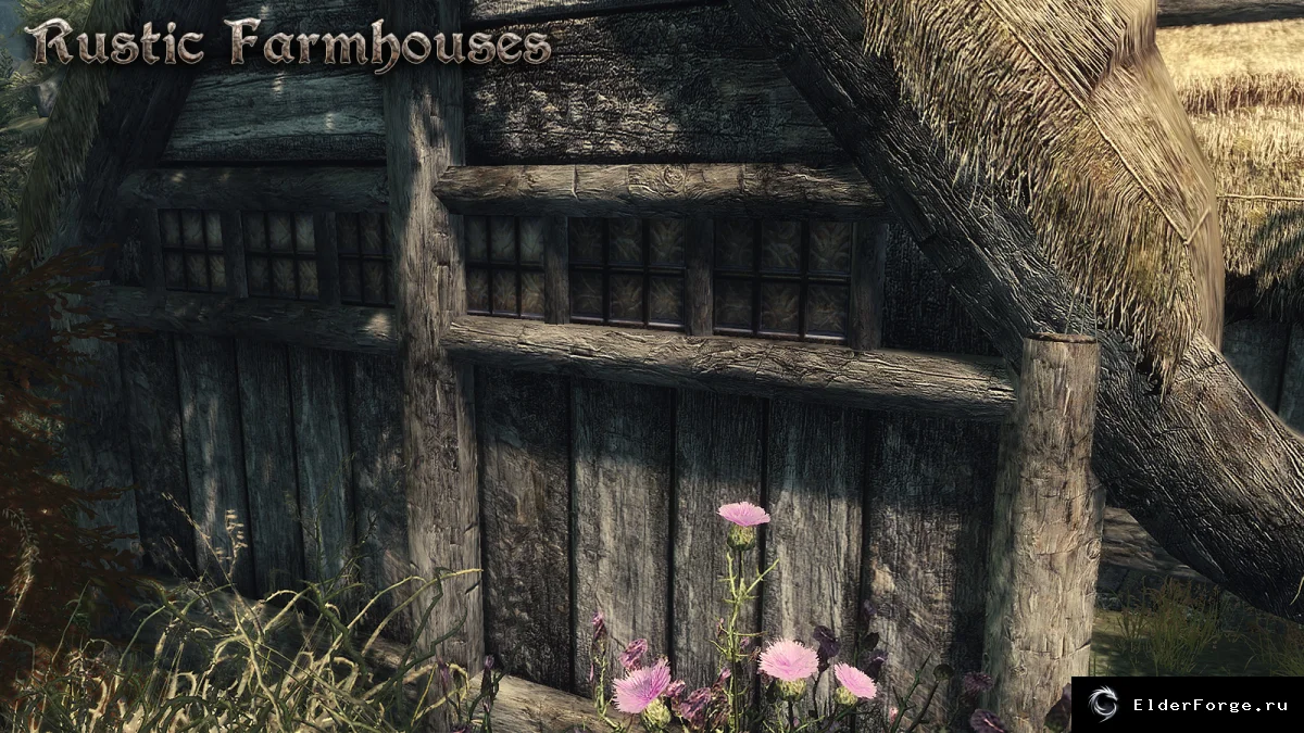 Обложка мода: Роскошные хижины Skyrim LE — улучшенные деревенские постройки