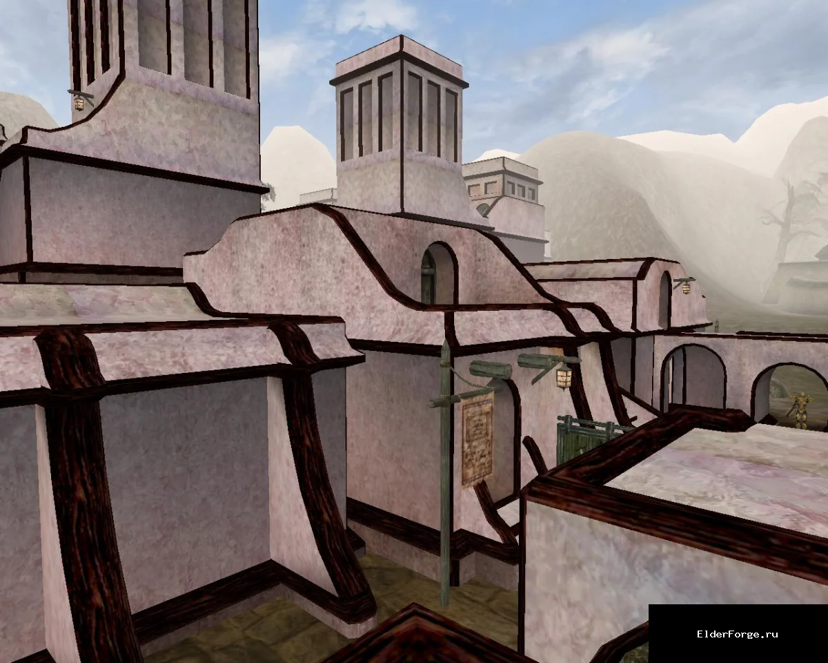 Обложка мода: Розовый ретекстур Хлаалу для Morrowind – яркие новые текстуры