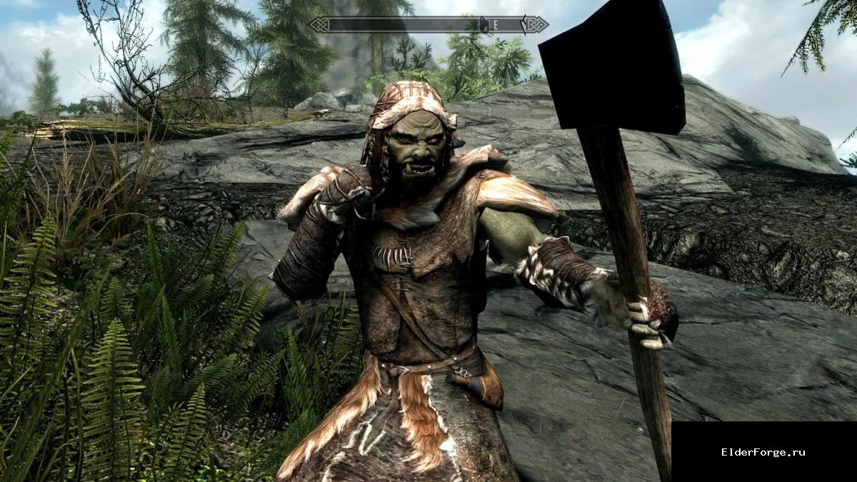 Обложка мода: Рубка деревьев топором: полено за каждый удар (Skyrim SE)