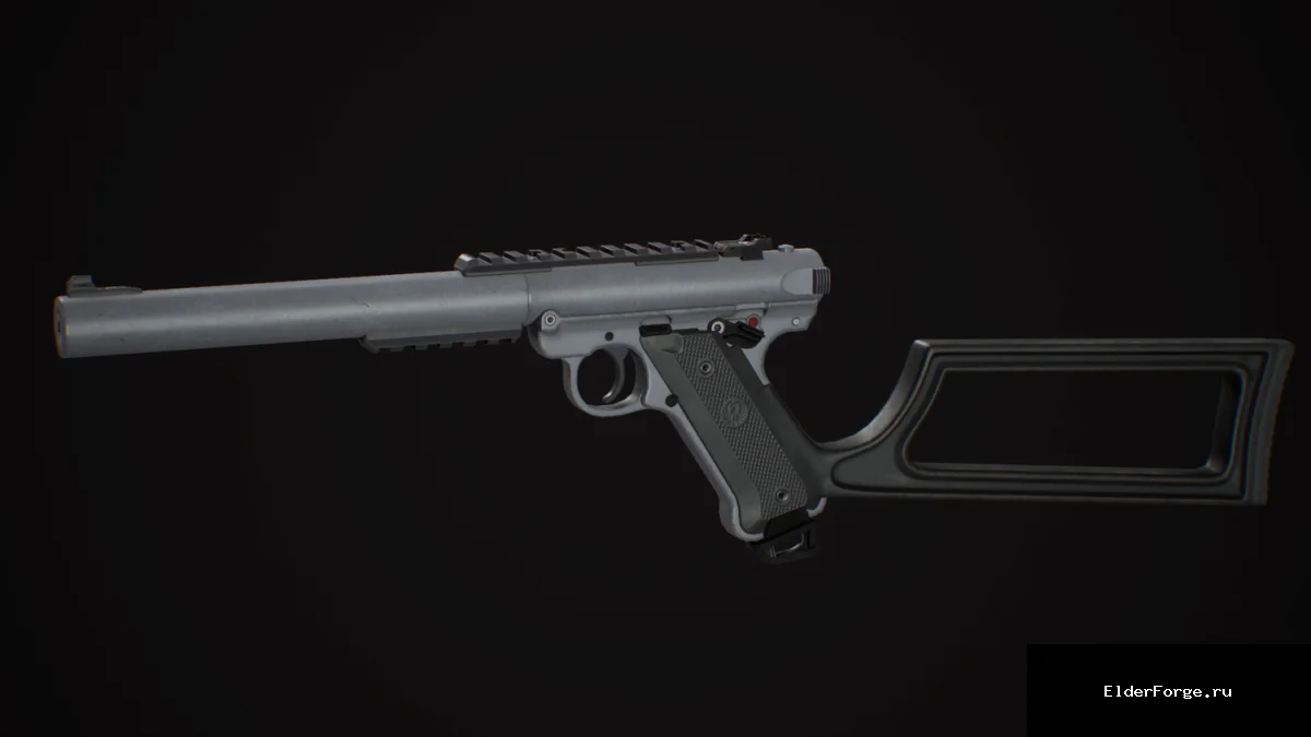 Обложка мода: Ruger Mark V – модульный пистолет с более 40 деталями для Fallout 4