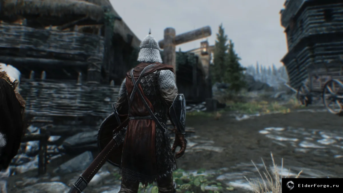 Обложка мода: Рукава для брони стражи и Братьев Бури в Skyrim LE – улучшенный внешний вид