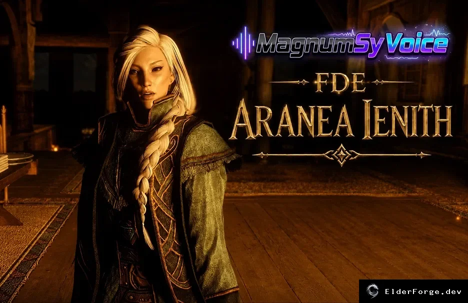 Обложка мода: Русская озвучка FDE Aranea Ienith для Skyrim SE-AE — расширенный диалог жрицы