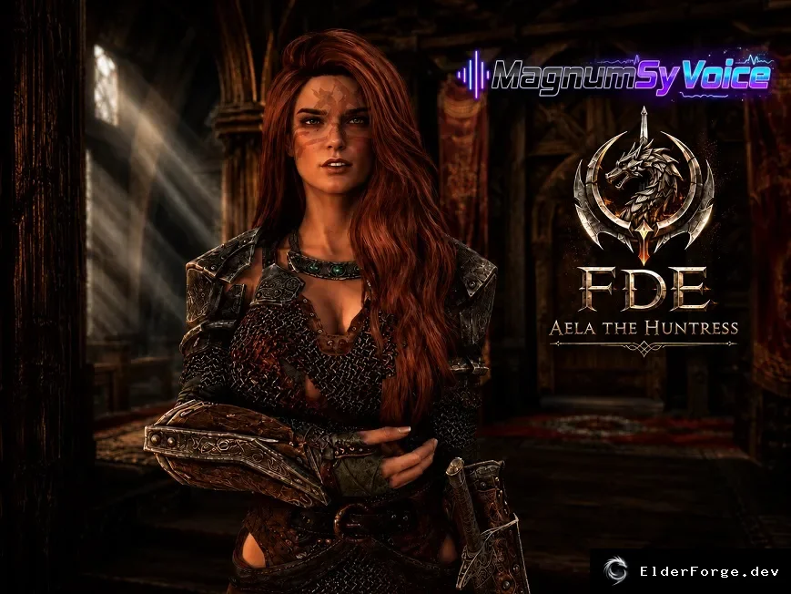 Обложка мода: Русская озвучка FDE Эйлы Охотницы для Skyrim SE-AE