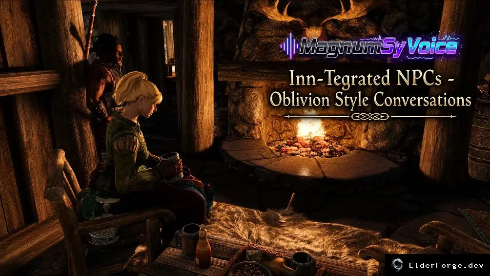 Обложка мода: Русская озвучка Inn-Tegrated NPCs: живые таверны в духе Oblivion