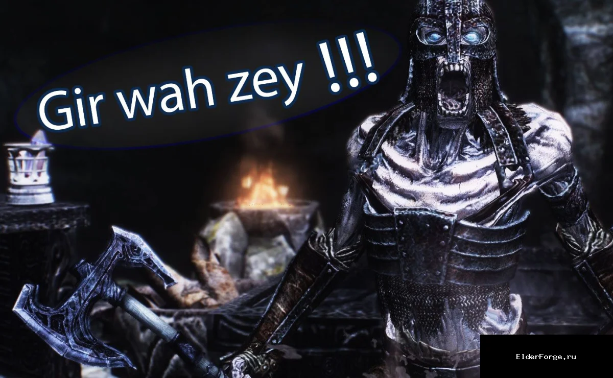 Обложка мода: Русский язык для Драугров в Skyrim Legendary Edition – полная локализация реплик