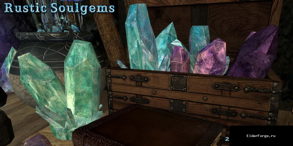 Обложка мода: Rustic – Улучшенные текстуры камней душ для Skyrim LE