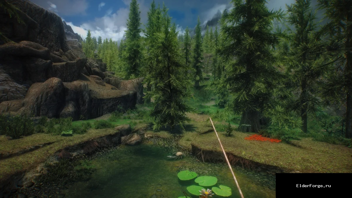 Обложка мода: Рыбалка везде: ловим рыбу в любой воде Skyrim SE‑AE