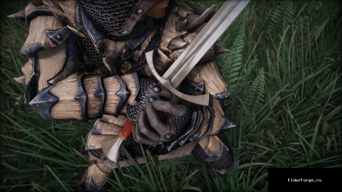 Обложка мода: Рыцарский меч – новый кованый клинок для Skyrim SE и AE