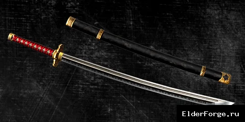 Обложка мода: Ryu Hayabusa – Катана для Skyrim Legendary Edition