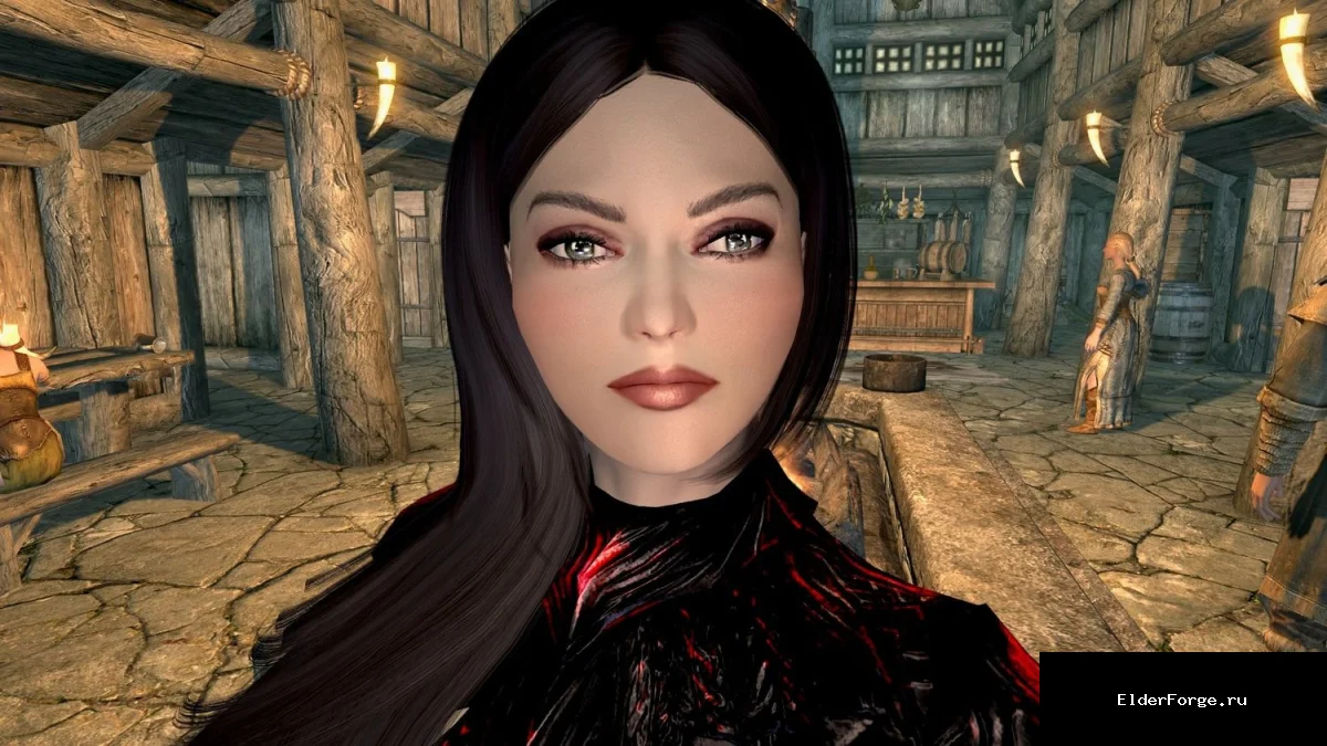 Обложка мода: Садия — новая спутница в Skyrim LE с CBBE и CBBE HDT