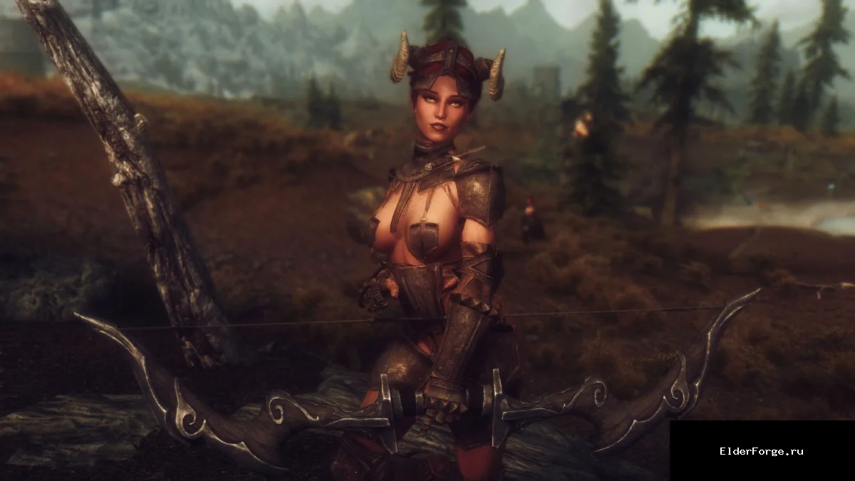 Обложка мода: Шаэ — новый женский компаньон в тяжелой броне для Skyrim Legendary Edition