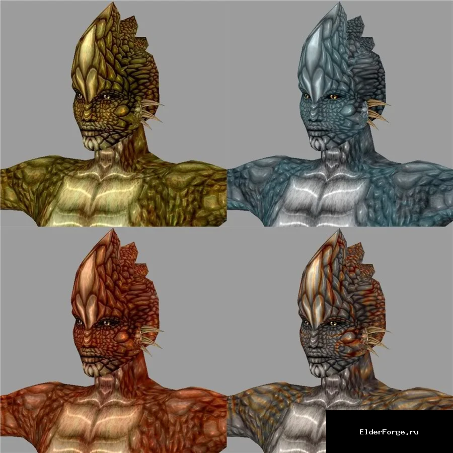 Обложка мода: Саксхлил — новая рептильная раса для Morrowind от Westly