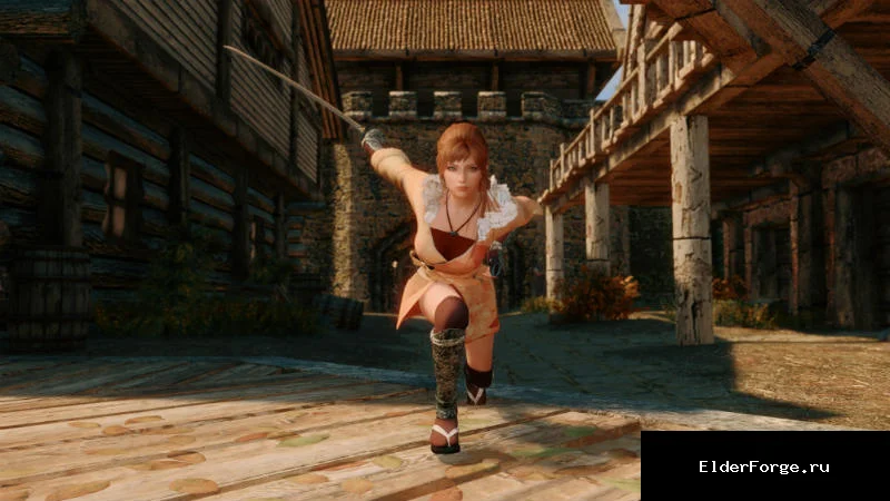 Обложка мода: Samurai Killmove LE — замена анимации добивания для VioLens в Skyrim