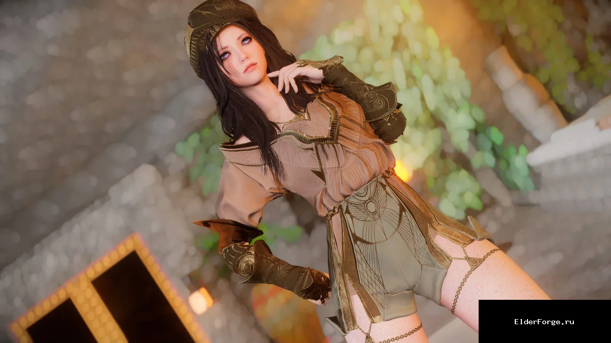 Обложка мода: [SE] Ars Magna – лёгкая броня и молот Сколарии из Black Desert Online