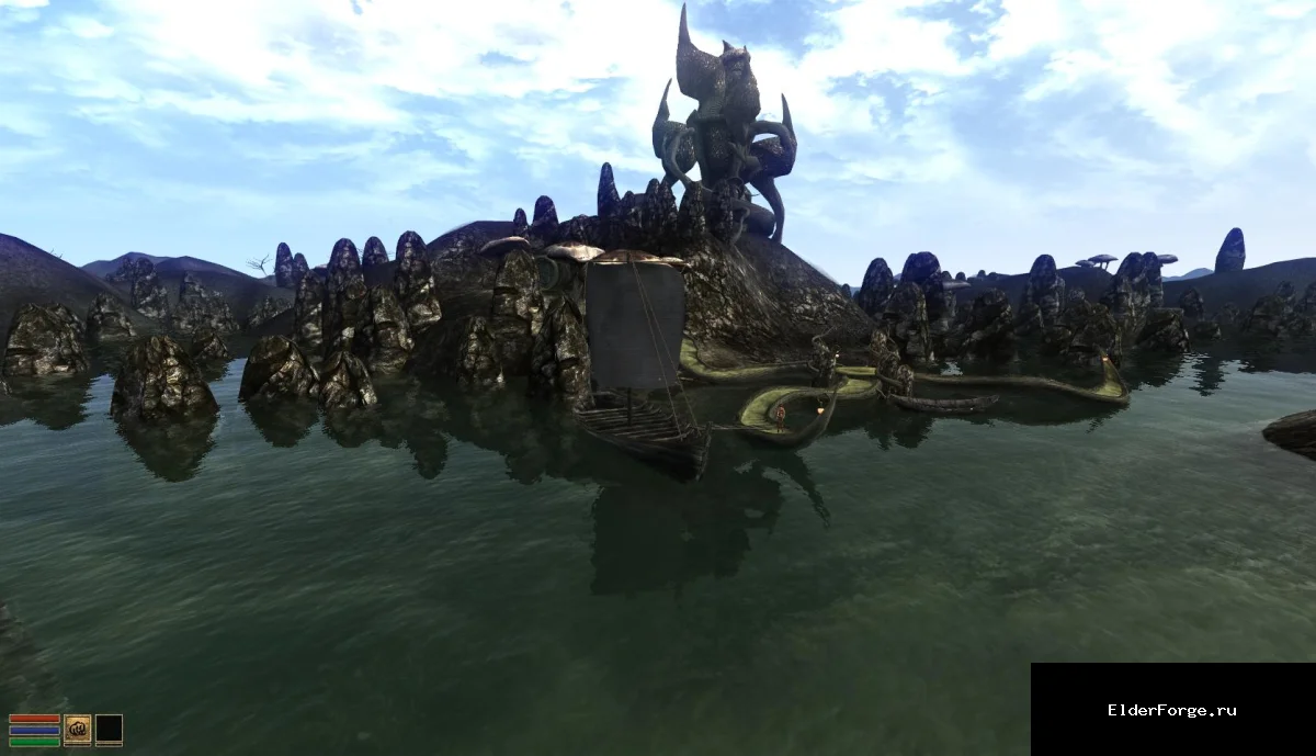 Обложка мода: Шейдер улучшения воды для MGE XE – яркие оттенки в Morrowind