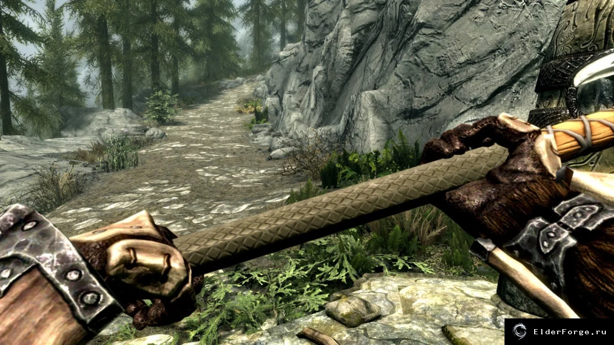 Обложка мода: Секира нордских королей — топор Джейдена, Skyrim LE