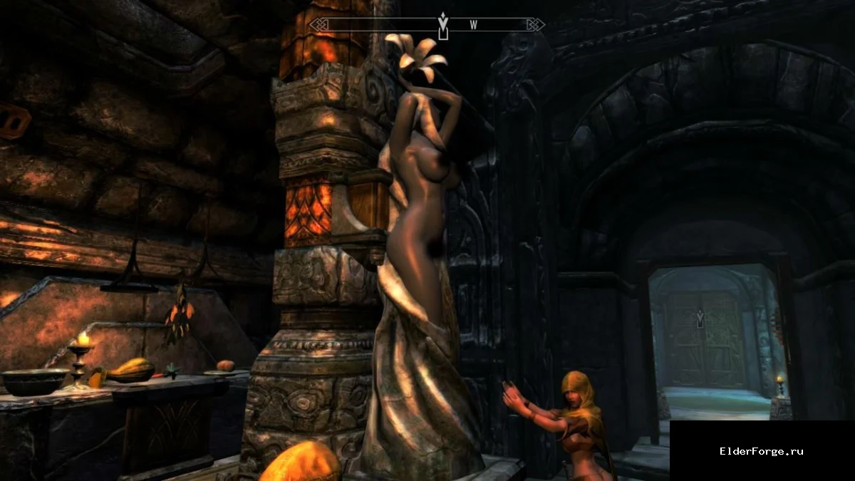 Обложка мода: Сексуальная статуя Дибеллы – эротический реплейсер для Skyrim LE
