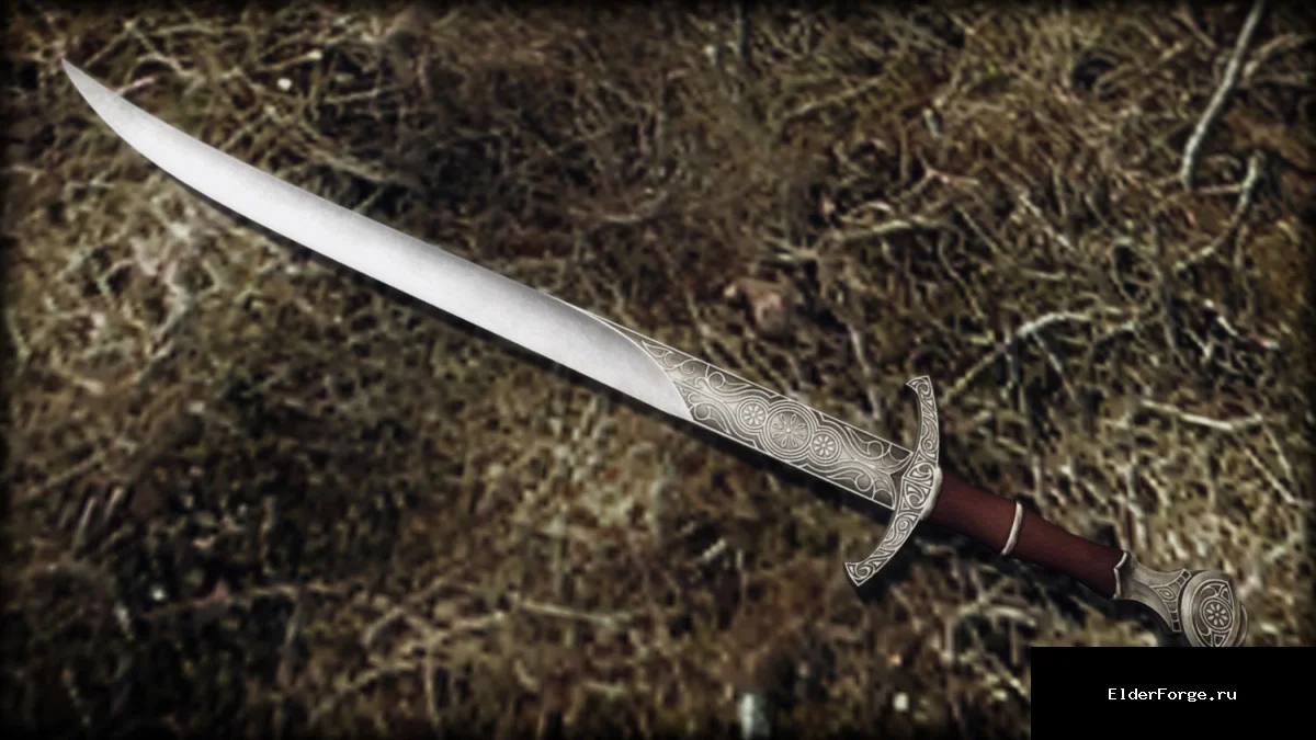 Обложка мода: Sentinel Falchion – одноручный меч для Skyrim SE/AE