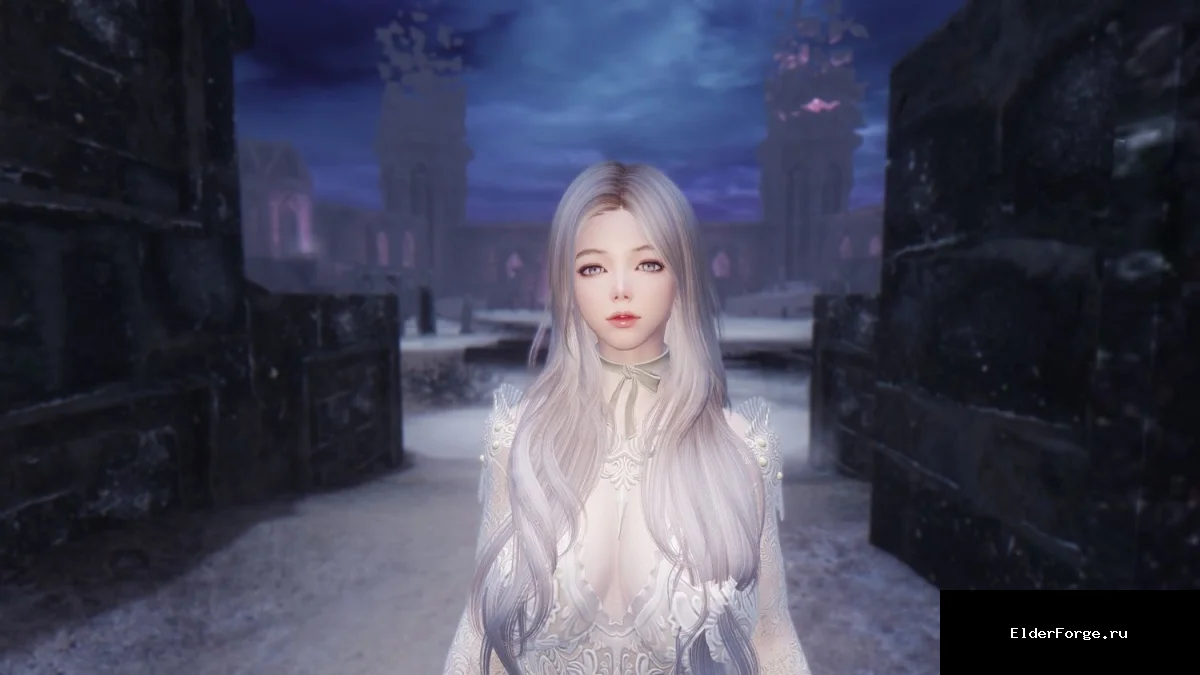 Обложка мода: Serana White – новая модель Серены для Skyrim Legendary Edition