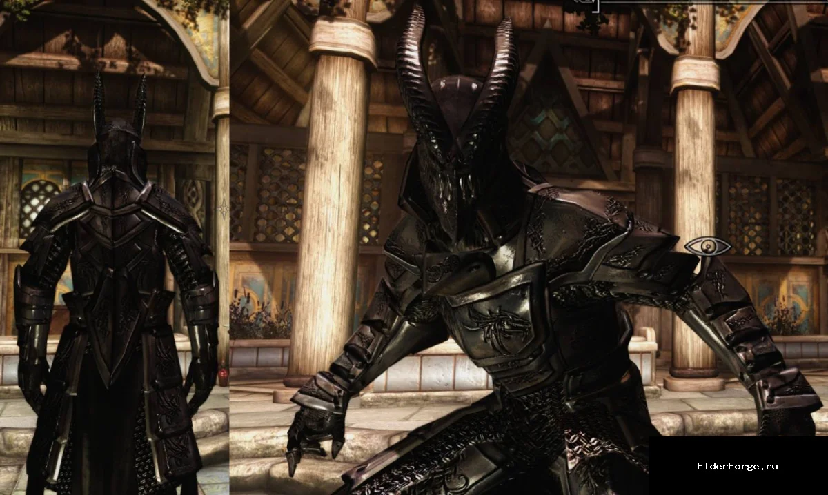 Обложка мода: Серебряная Драконья броня — Silver Dragon Armor LE