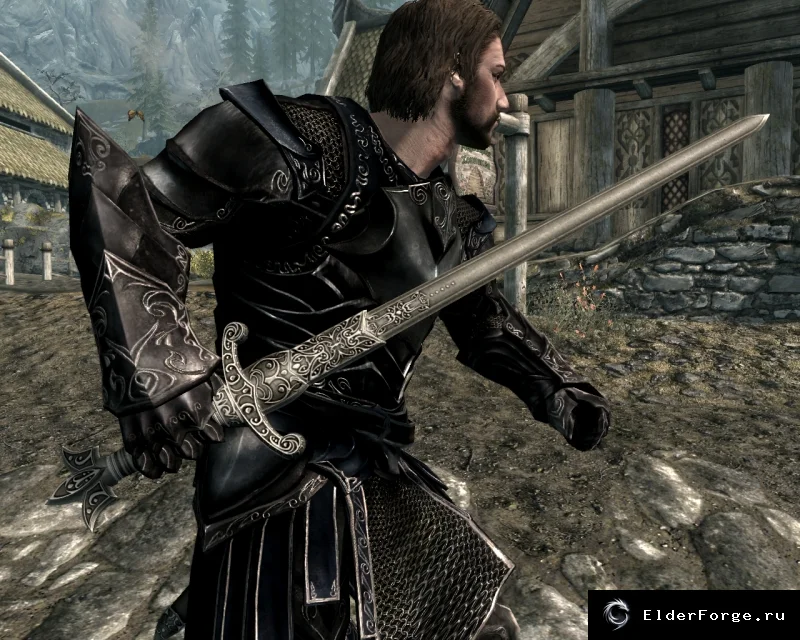 Обложка мода: Серебряный реплейсер Skyrim LE — новые модели и улучшения оружия