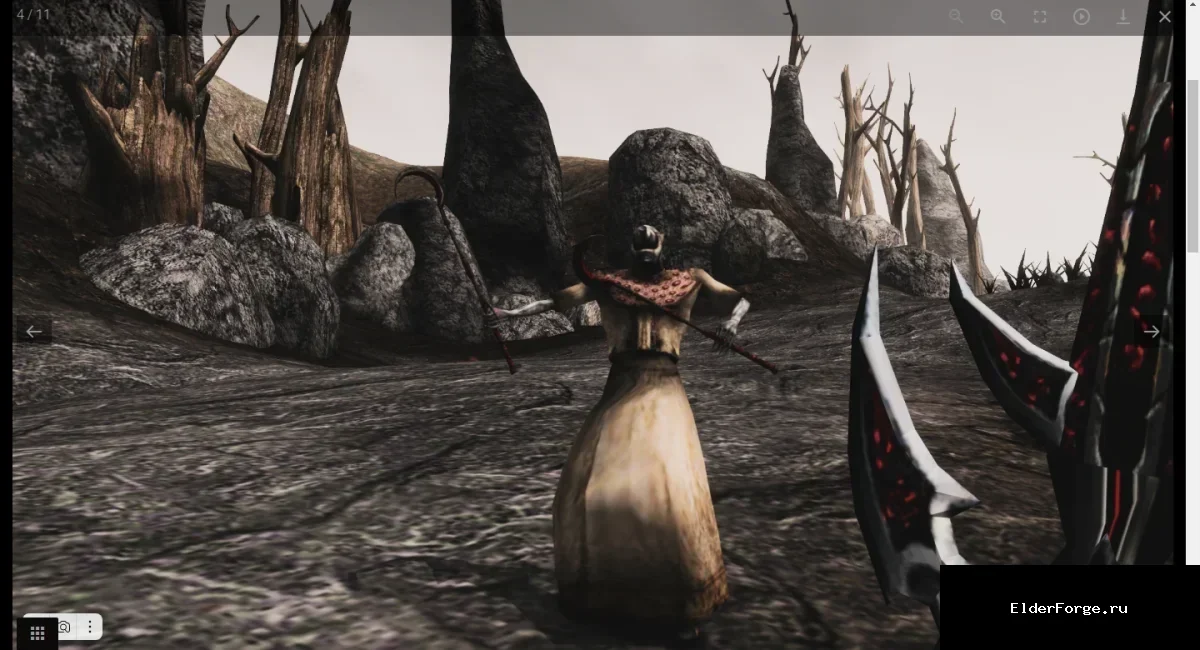 Обложка мода: Шестой дом: визуальный мод по концепт-артам для Morrowind