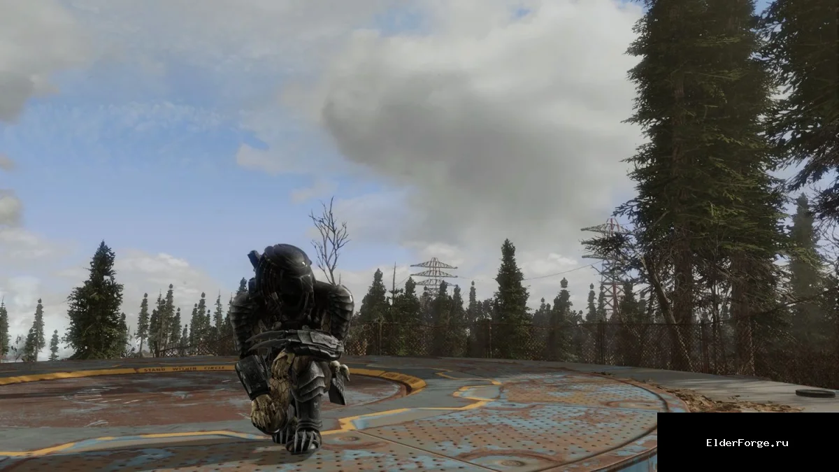 Обложка мода: Сет Чужого из Alien Vs Predator для Fallout 4 – маски, броня и анимированные клинки