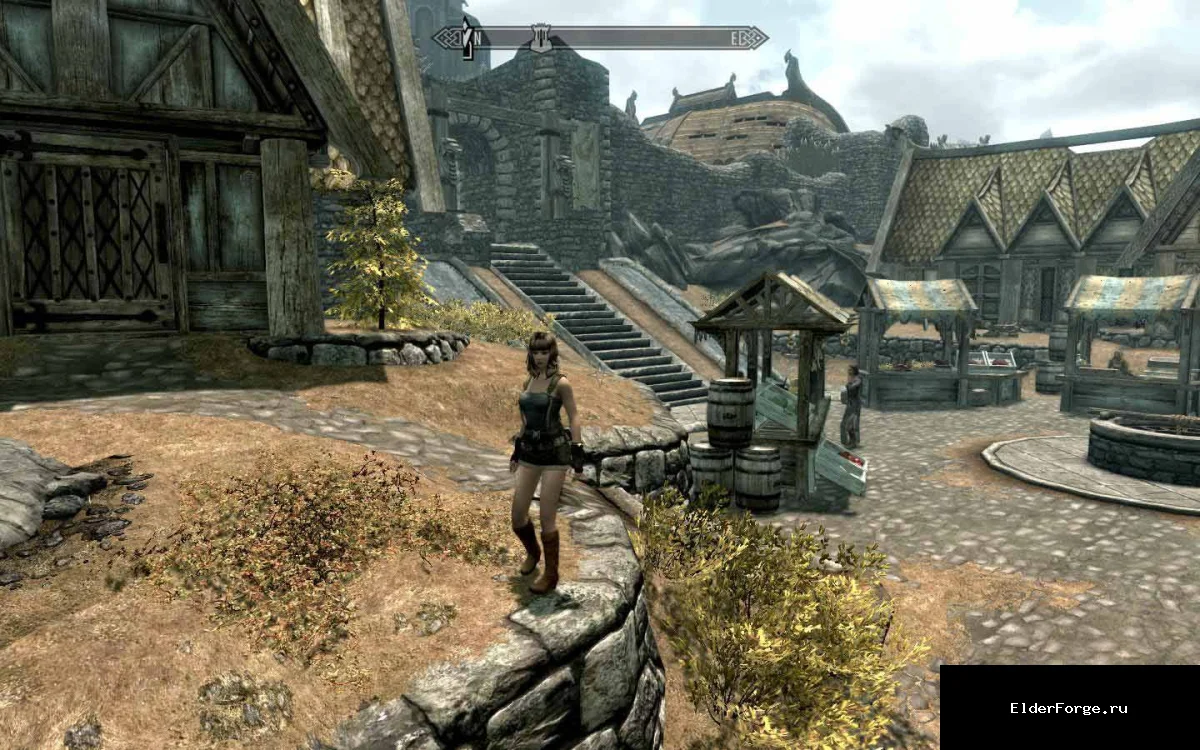 Обложка мода: Сет путешественницы для женских персонажей в Skyrim LE – лёгкая одежда CBBE