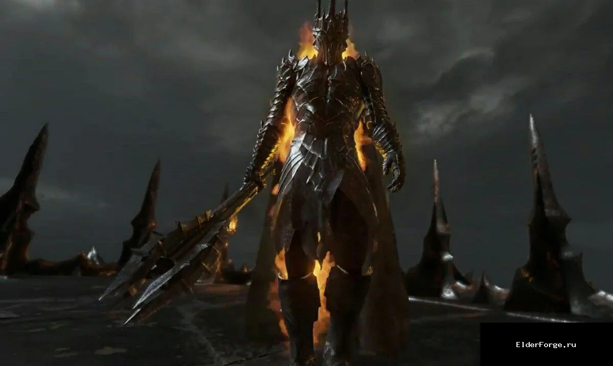 Обложка мода: Сет Саурона для Skyrim LE – броня из Shadow of Mordor