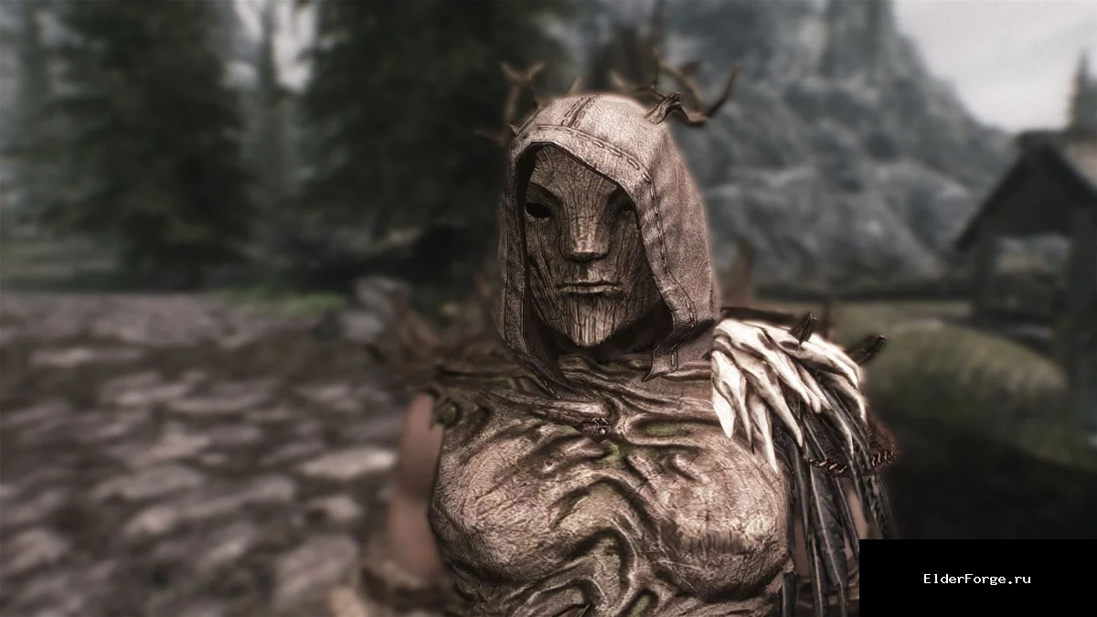 Обложка мода: Сет сприггана – лёгкая броня из шкуры сприггана для Skyrim LE