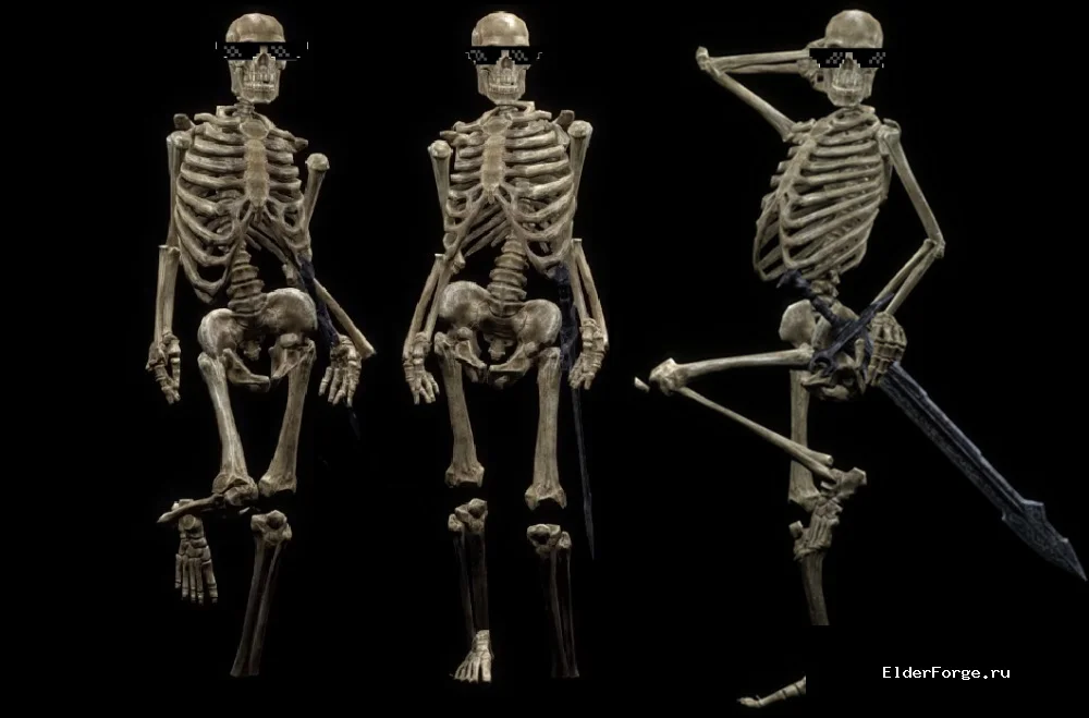 Обложка мода: Sexy Immersive Skeleton Overhaul SISO LE