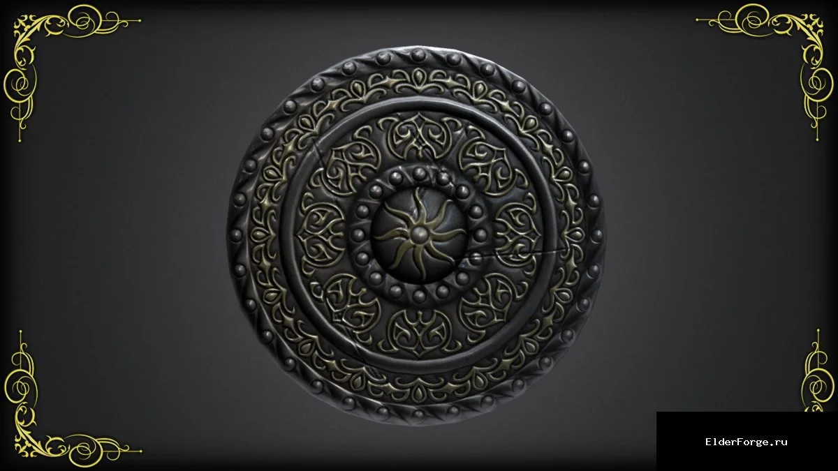 Обложка мода: Щит Азуры для Skyrim SE – редкая броня с ускоренным восстановлением