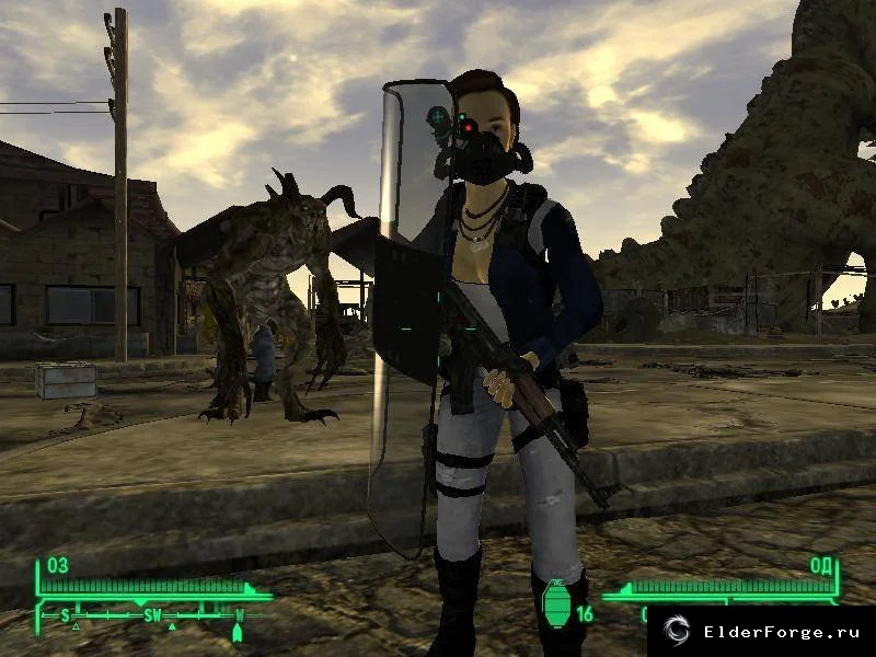 Обложка мода: Щит для Fallout: New Vegas - портированный мод из F3