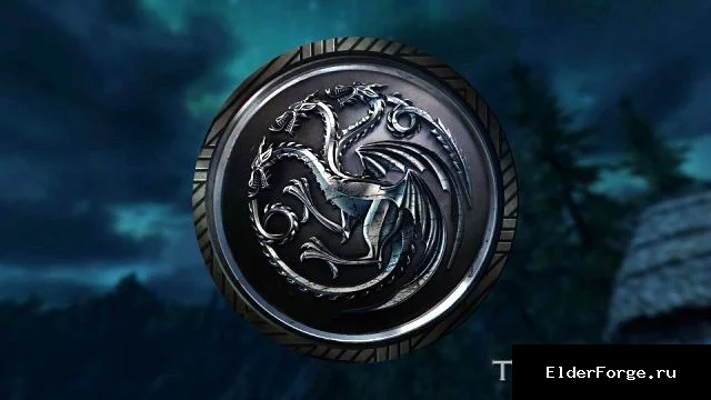 Обложка мода: Щит клана Тарганиен – уникальный щит для крафта в Skyrim Legendary Edition