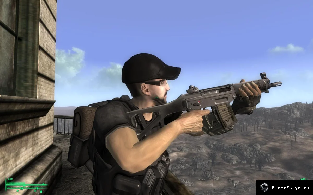 Обложка мода: SIG SG-552 — швейцарский автомат для Fallout 3