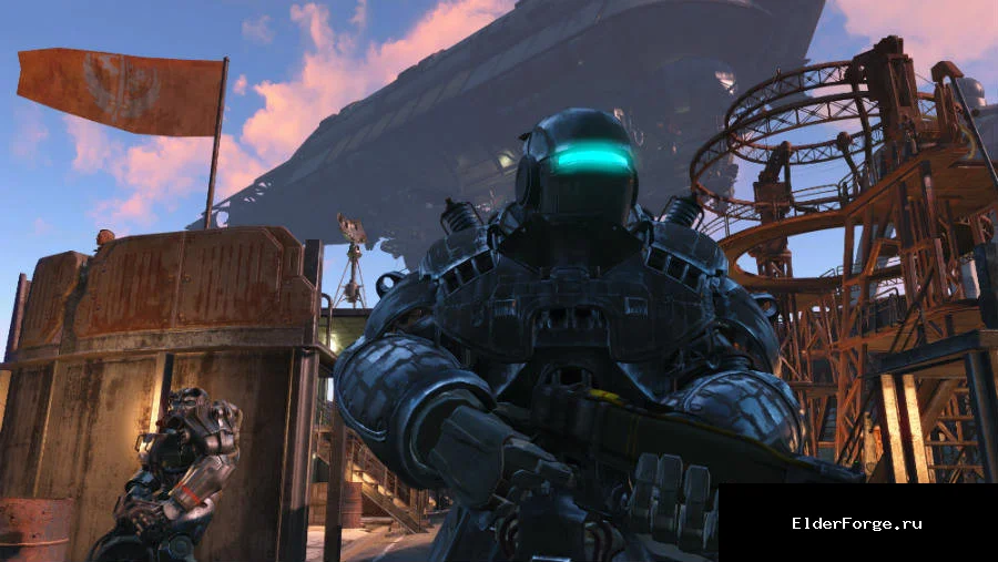Обложка мода: Силовая броня Liberty Prime для Fallout 4 – мощный набор защиты