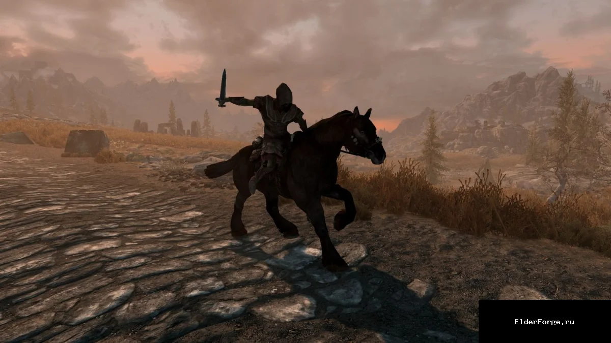 Обложка мода: Силовые атаки и блок щитом с расходом выносливости – мод для Skyrim SE