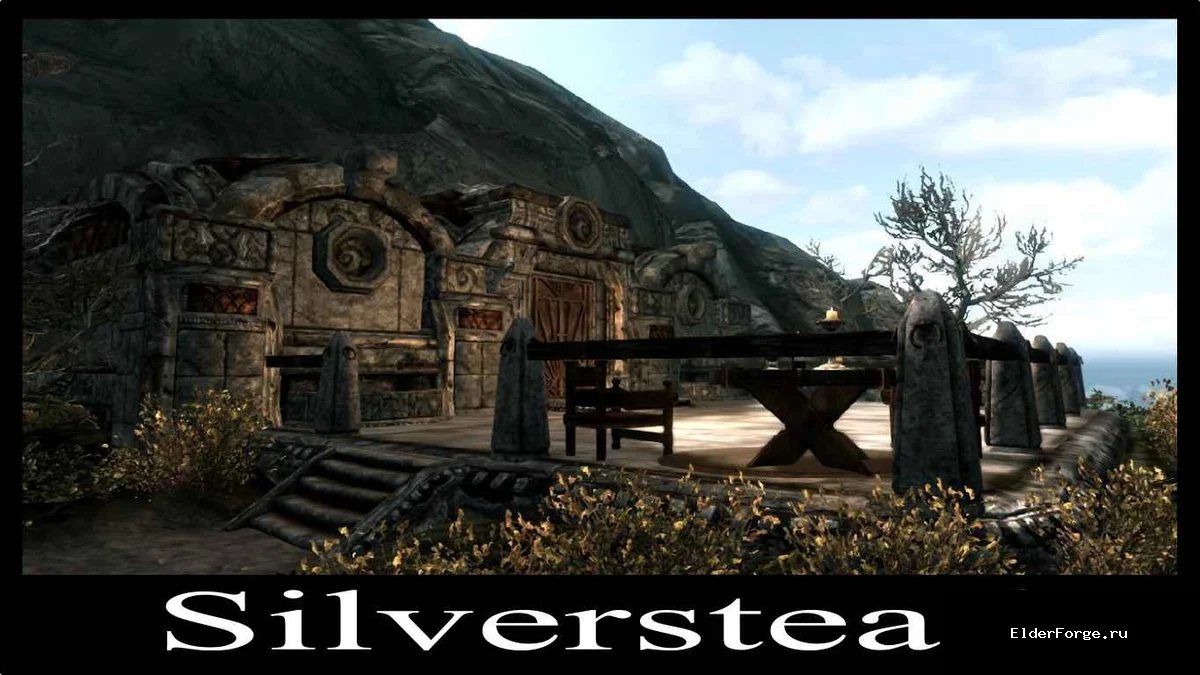 Обложка мода: Silverstead – сборный дом для Skyrim SE‑AE с более 280 элементами