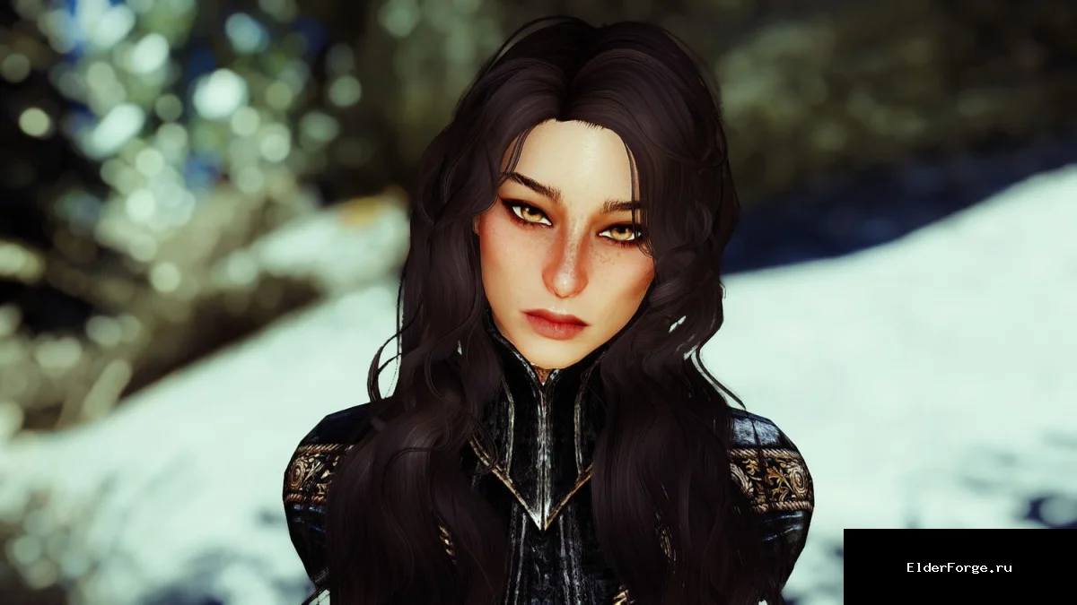 Обложка мода: Silvia — новый спутник‑танк для Skyrim Legendary Edition (UUNP/CBBE)