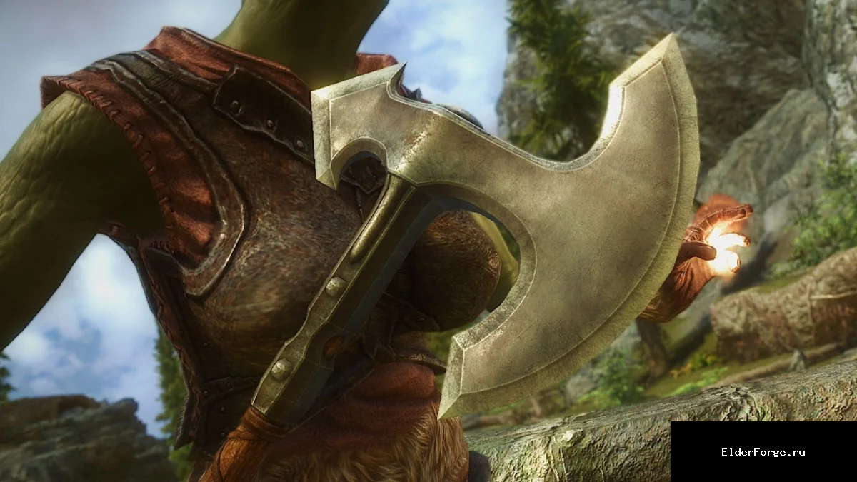 Обложка мода: Simple Steel Weapons – улучшенные текстуры стального оружия для Skyrim LE